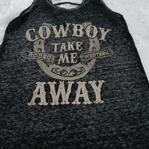Cowboy Take Me AwayAdult   Tank Top - Black Size M
